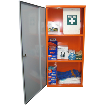 Picture of PPE Storage Cabinet Single Door with 3 x Shelves